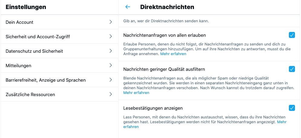 Direktnachrichten