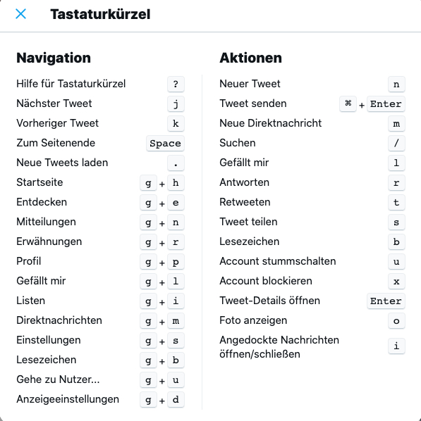 Tastaturkuerzel